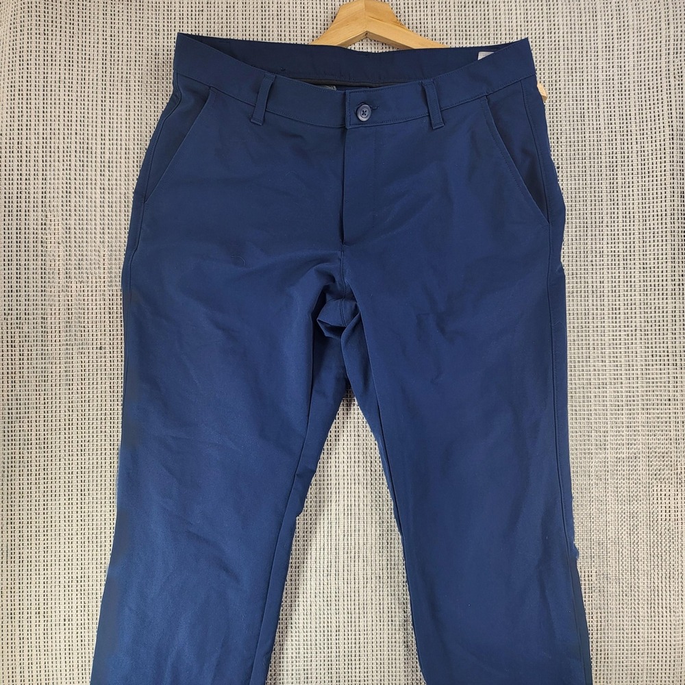 Under Armour Pants Mens 34x32 Blue Straight Fit Lightweight Athletic Golf